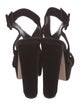 Schutz Velvet Slingback Sandals