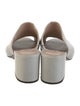 Schutz Leather Slides