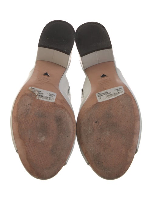 Schutz Leather Slides