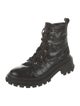 Schutz Leather Combat Boots