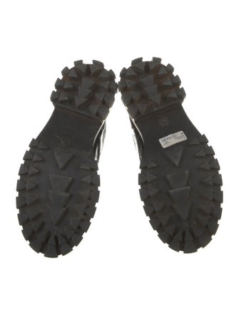 Schutz Leather Combat Boots