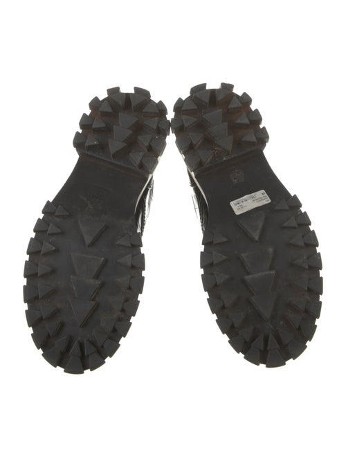 Schutz Leather Combat Boots