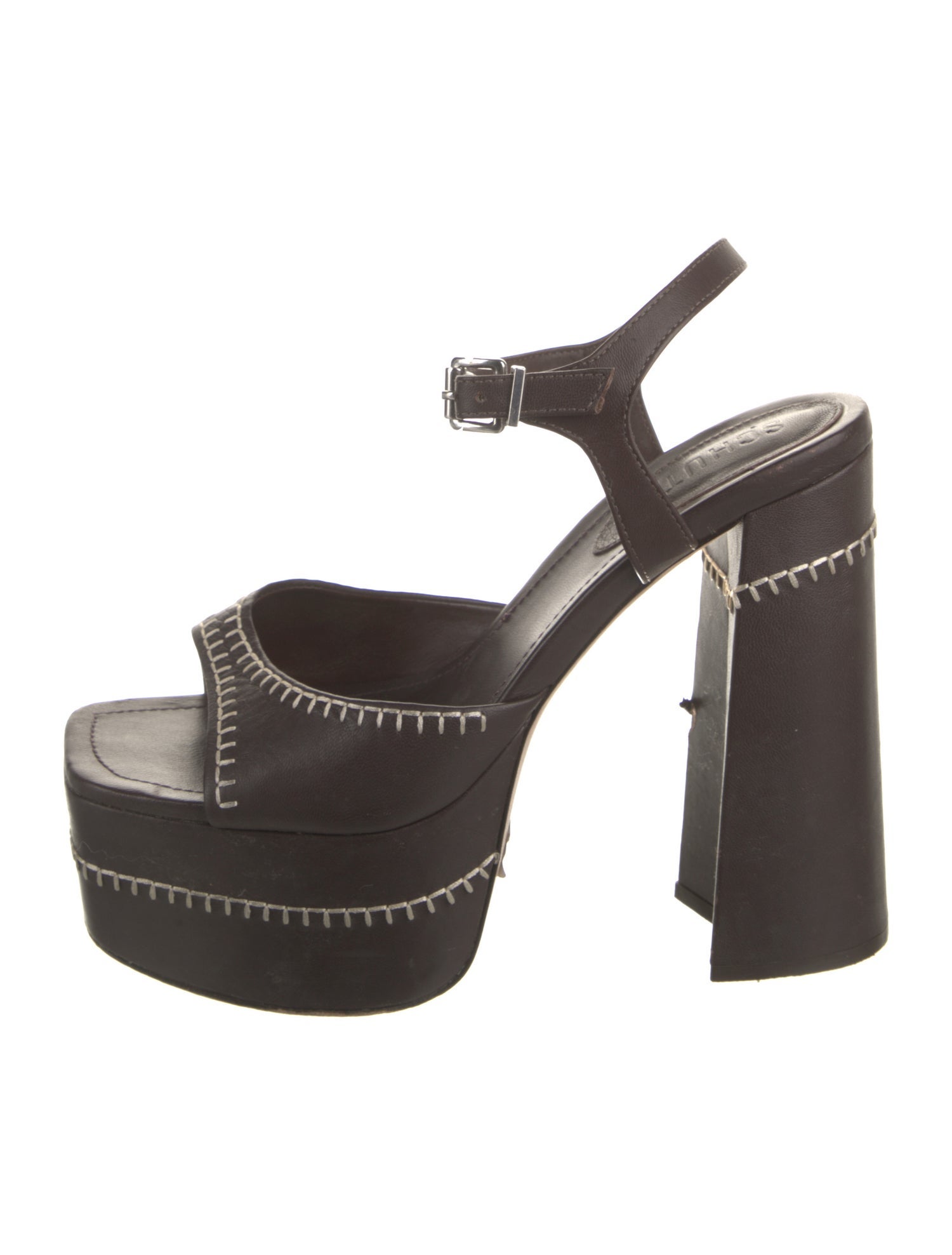 Schutz Leather Sandals