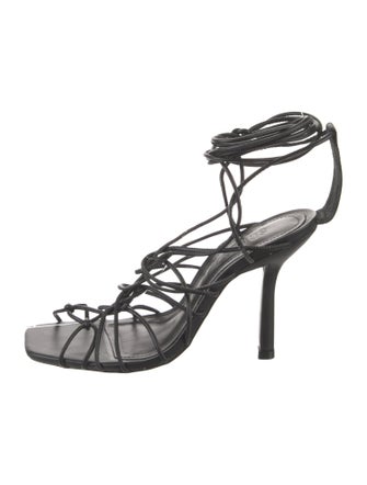 Schutz Leather Gladiator Sandals