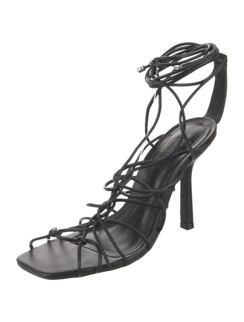Schutz Leather Gladiator Sandals