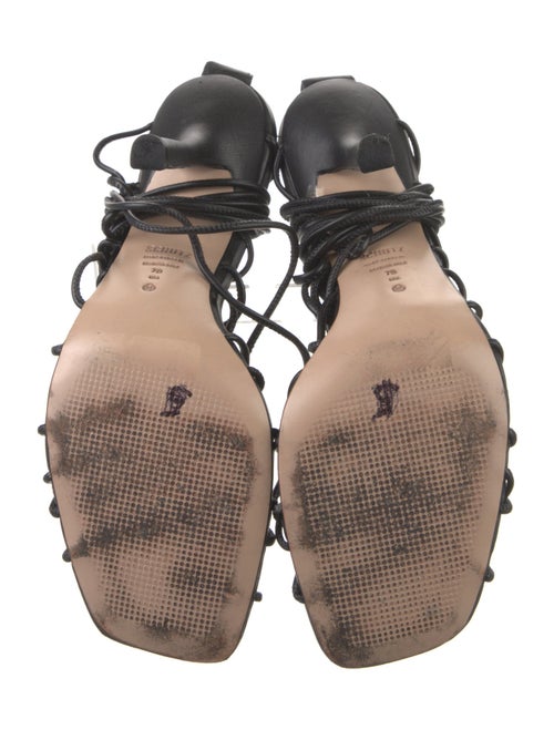 Schutz Leather Gladiator Sandals