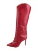 Schutz Embossed Leather Boots