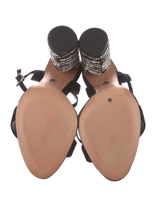 Schutz Suede Studded Accents Sandals