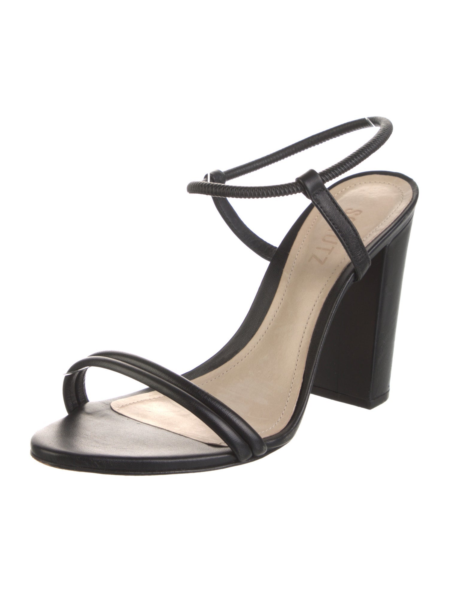 Schutz Leather Slingback Sandals