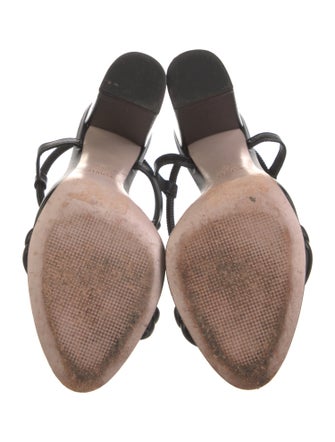 Schutz Leather Slingback Sandals