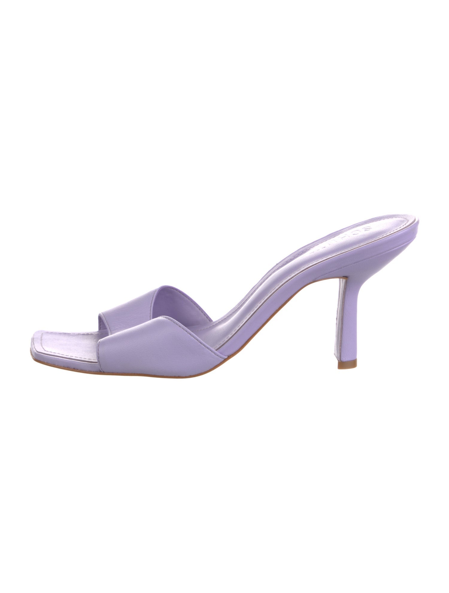 Schutz Leather Slides