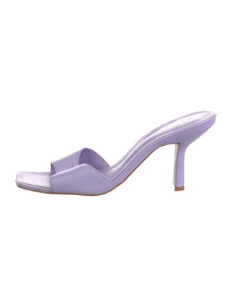 Schutz Leather Slides