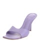 Schutz Leather Slides