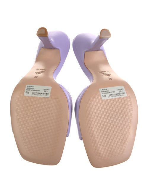 Schutz Leather Slides