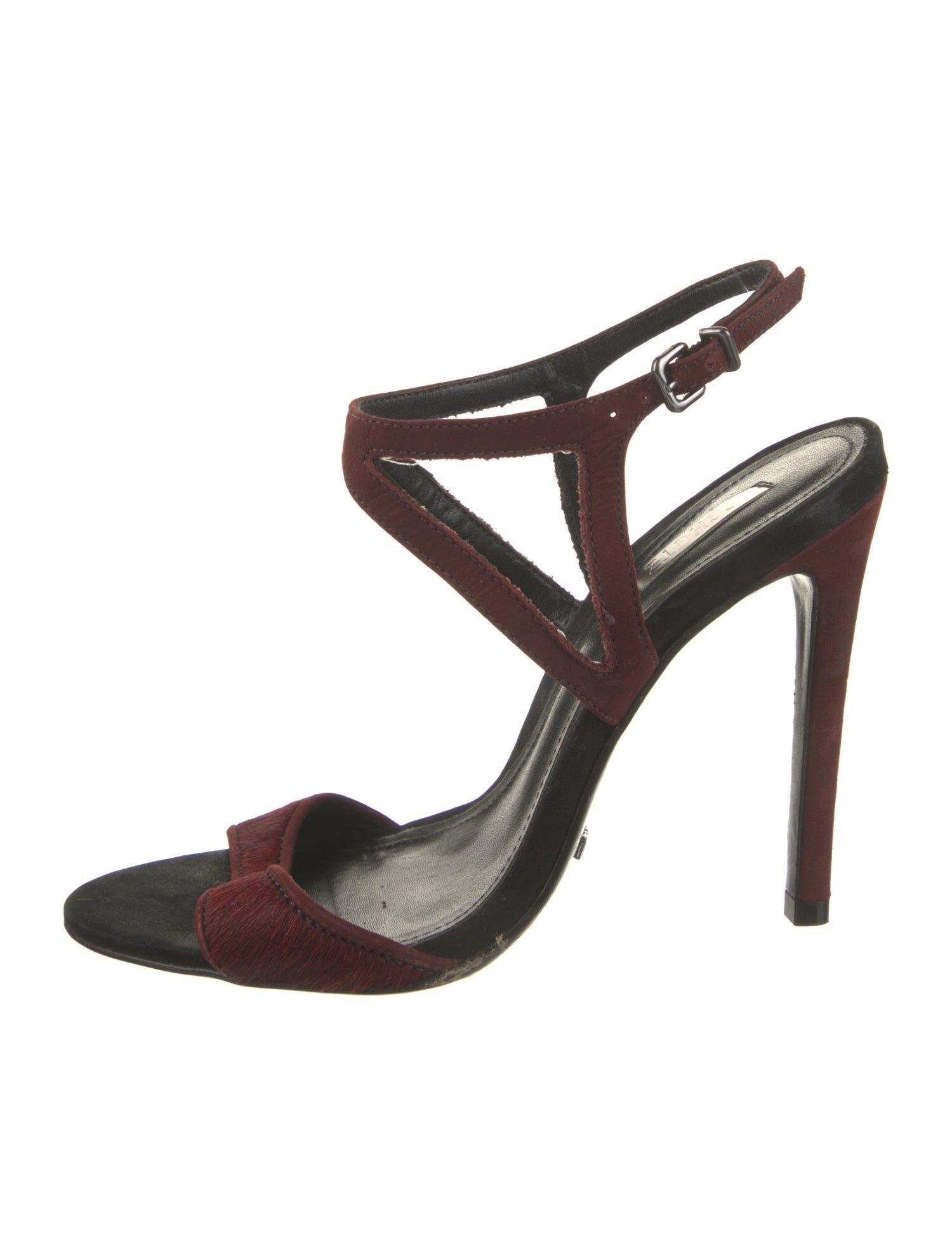 Schutz Suede Slingback Sandals