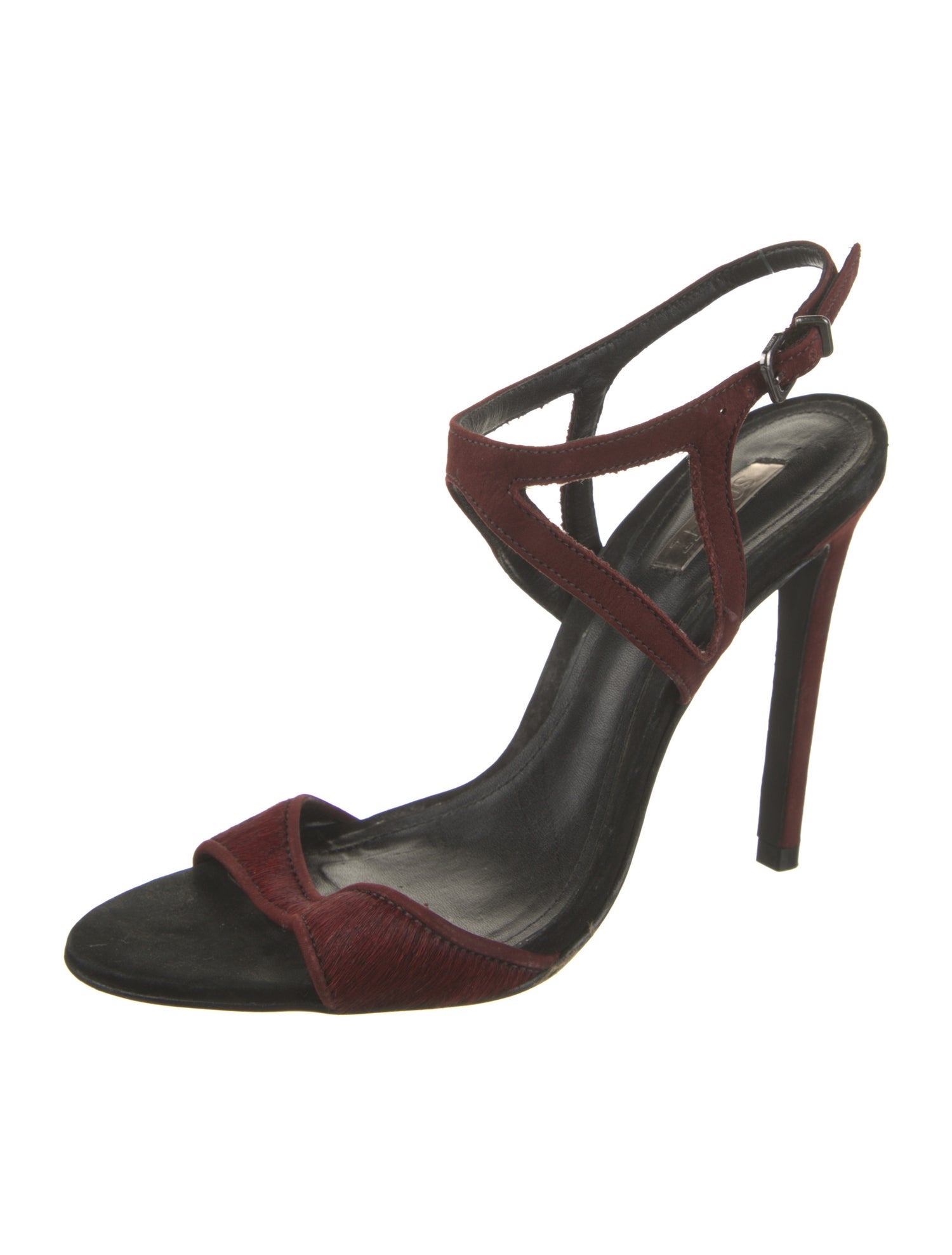 Schutz Suede Slingback Sandals