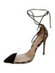 Schutz Suede Printed Pumps
