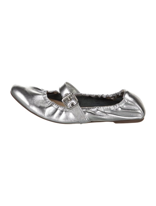 Schutz Leather Mary Jane Flats