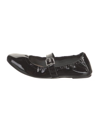 Schutz Patent Leather Mary Jane Flats