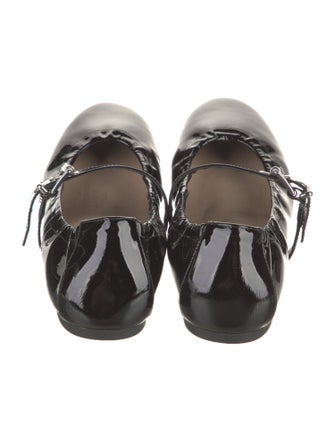 Schutz Patent Leather Mary Jane Flats
