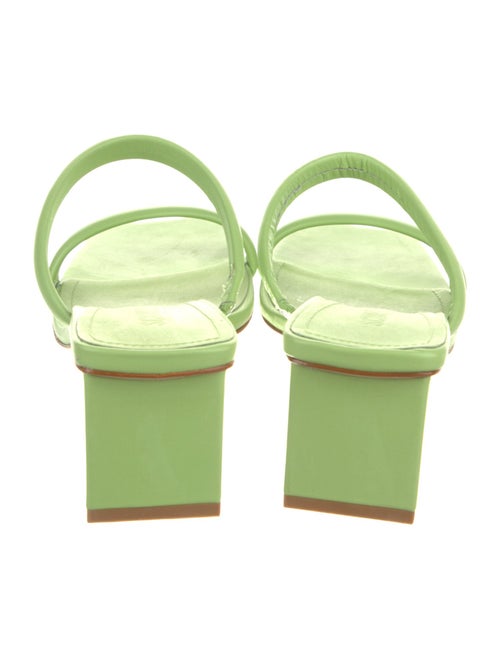 Schutz Leather Slides