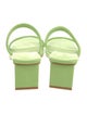 Schutz Leather Slides
