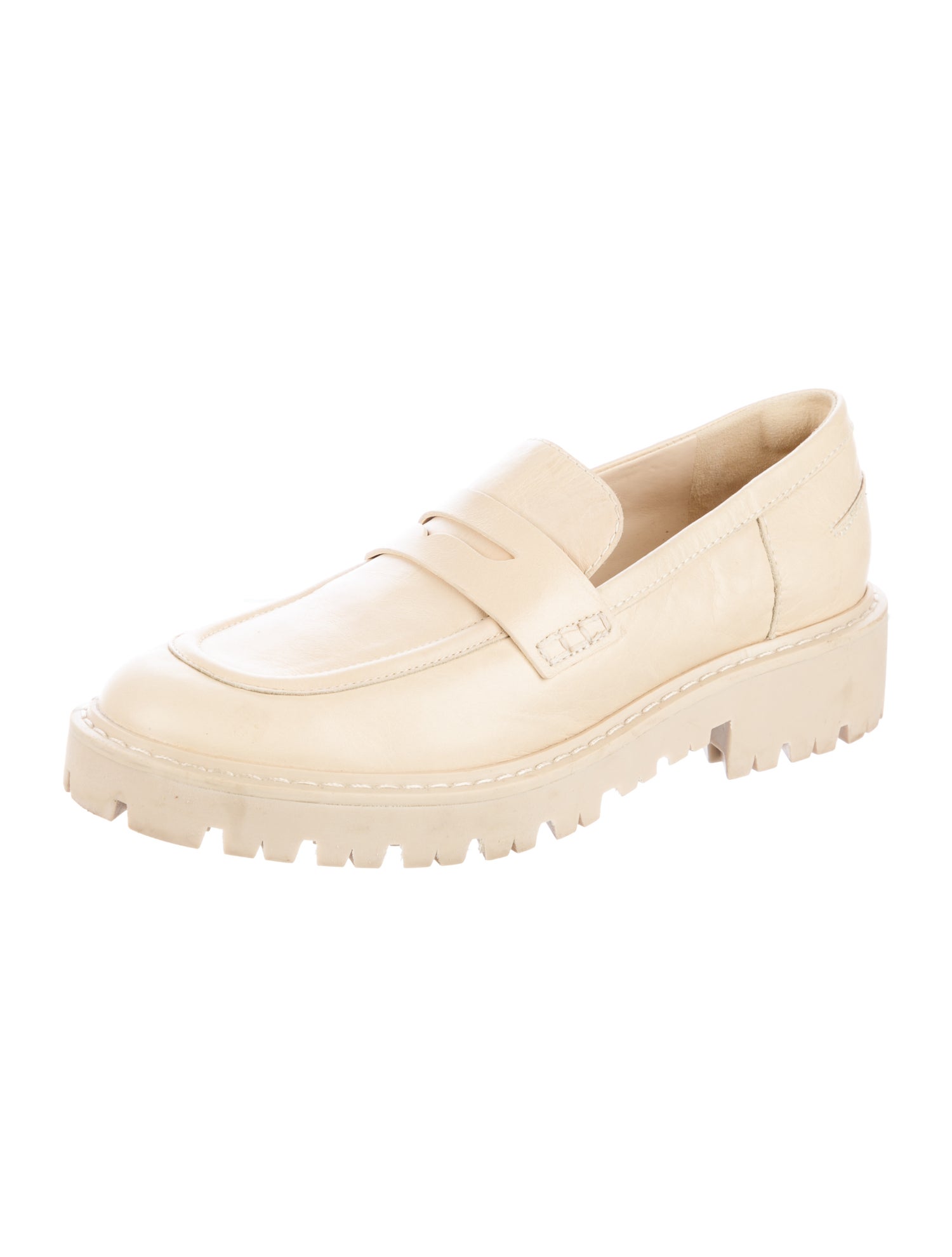 Schutz Leather Loafers