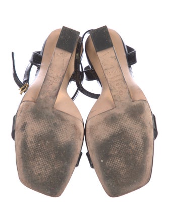 Schutz Patent Leather Sandals