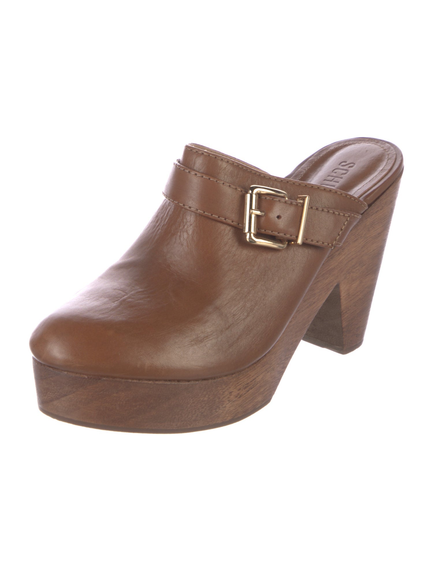 Schutz Leather Mules