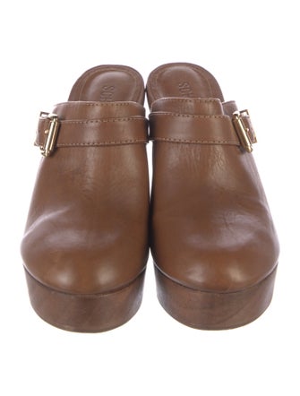 Schutz Leather Mules