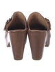 Schutz Leather Mules