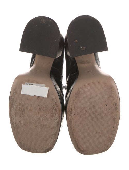 Schutz Embossed Leather Pumps