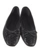 Schutz Leather Bow Accents Flats