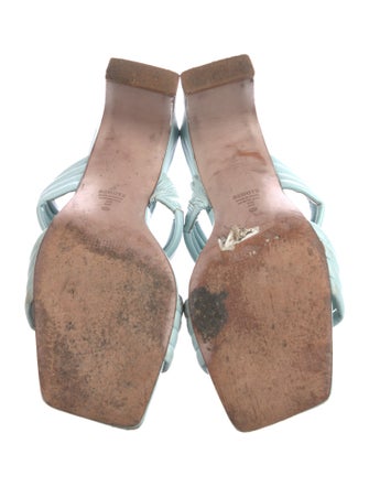 Schutz Leather Slides