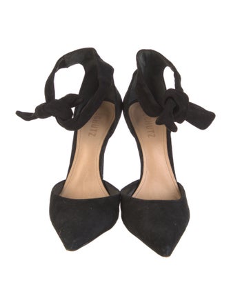 Schutz Suede D'Orsay Pumps