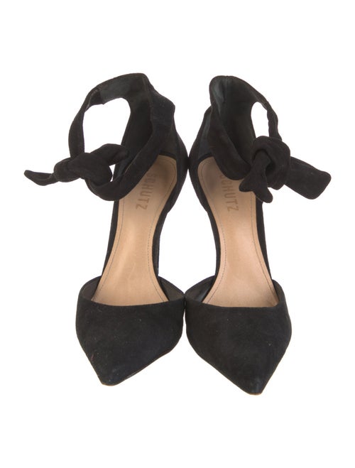 Schutz Suede D'Orsay Pumps