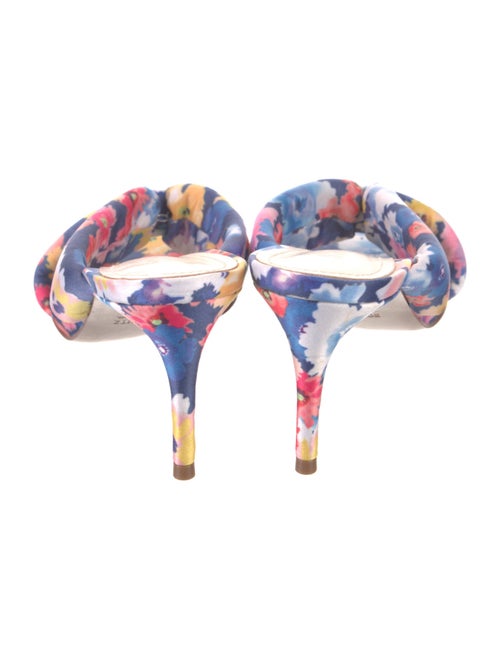 Schutz Floral Print Slides