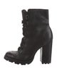 Schutz Leather Lace-Up Boots
