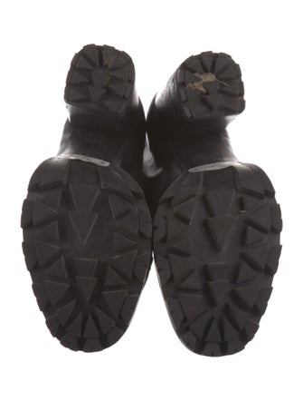 Schutz Leather Lace-Up Boots