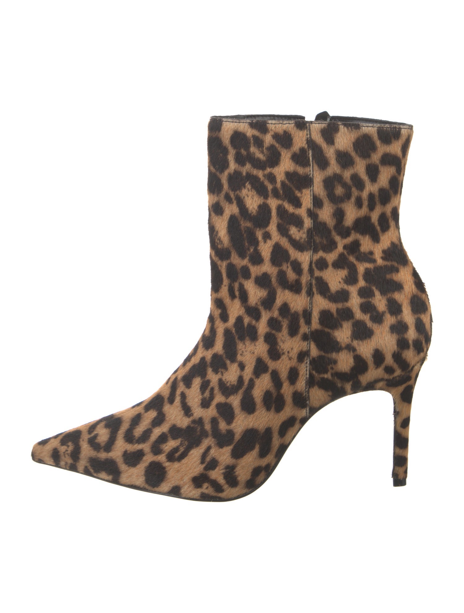 Schutz Ponyhair Animal Print Boots