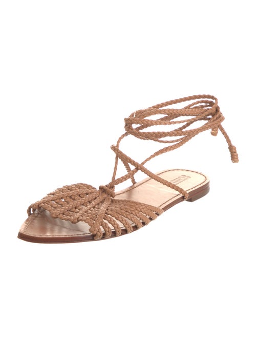 Schutz Leather Gladiator Sandals