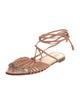 Schutz Leather Gladiator Sandals