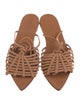 Schutz Leather Gladiator Sandals