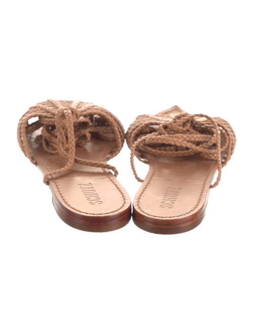 Schutz Leather Gladiator Sandals