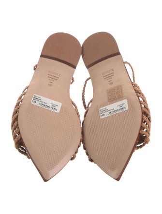 Schutz Leather Gladiator Sandals