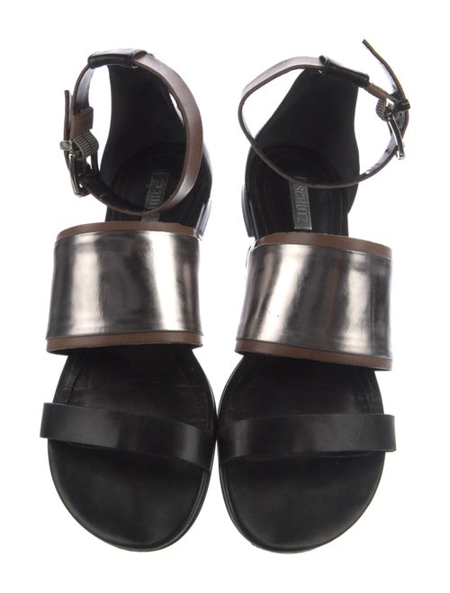 Schutz Leather D'Orsay Flats