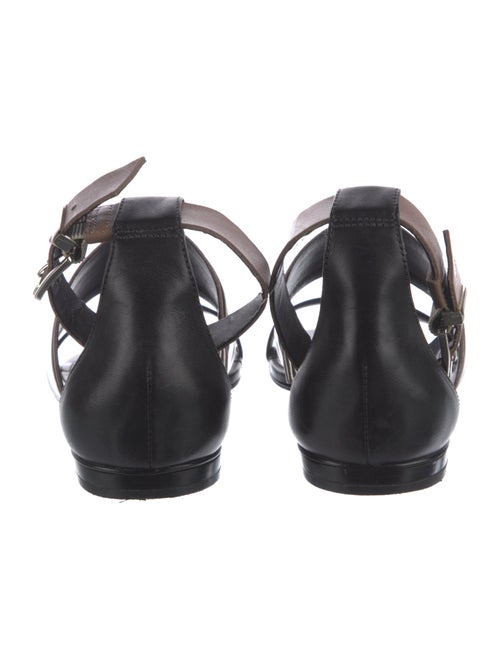 Schutz Leather D'Orsay Flats