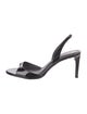 Schutz Leather Slingback Sandals
