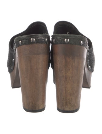 Schutz Leather Mules
