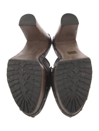Schutz Leather Mules